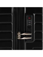 Mala de Bordo ABS 4 rodas Detroit Preta