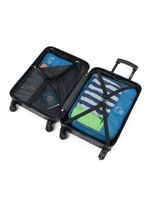 Mala de Bordo ABS 4 rodas Detroit Preta