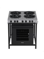 Fogão Industrial Venax Gás 4 Bocas Mesa Em Inox Ffi 430-2 Gourmet 16418