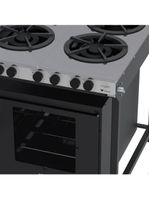 Fogão Industrial Venax Gás 4 Bocas Mesa Em Inox Ffi 430-2 Gourmet 16418