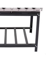 Fogão Industrial Venâncio A Gás Bravo 4 Bocas Cinza Esmaltado Br4b