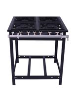Fogão Industrial A Gás Venâncio 4 Bocas - 2 Simples E 2 Duplas 30x30 Parede E4 14904