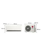 Ar Condicionado LG Dual Inverter AI Air 9000 BTUs Quente e Frio 220V S3-W090AKH0
