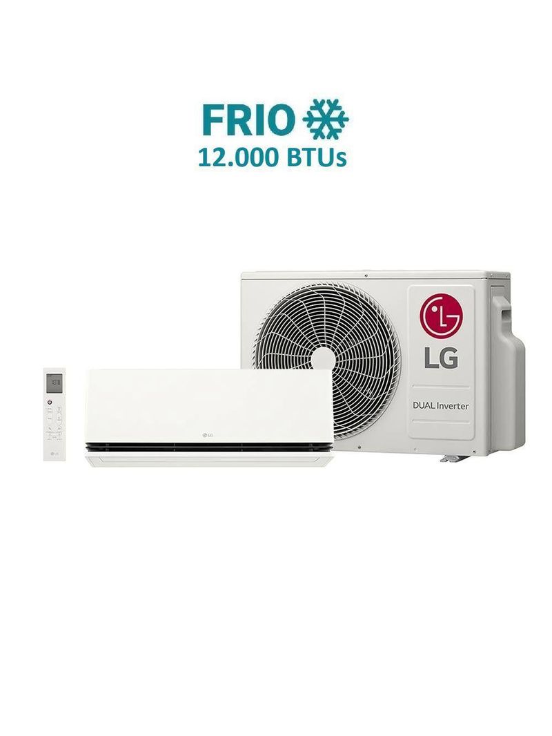 Ar Condicionado LG Dual Inverter AI Air 12000 BTUs Frio 220V S3-Q120AKH0