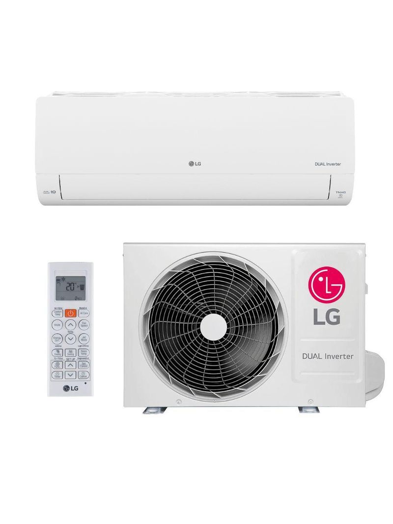 Ar Condicionado Split LG DUAL Inverter AI Voice 12000 BTUs Frio 220V S3-Q12JA31L