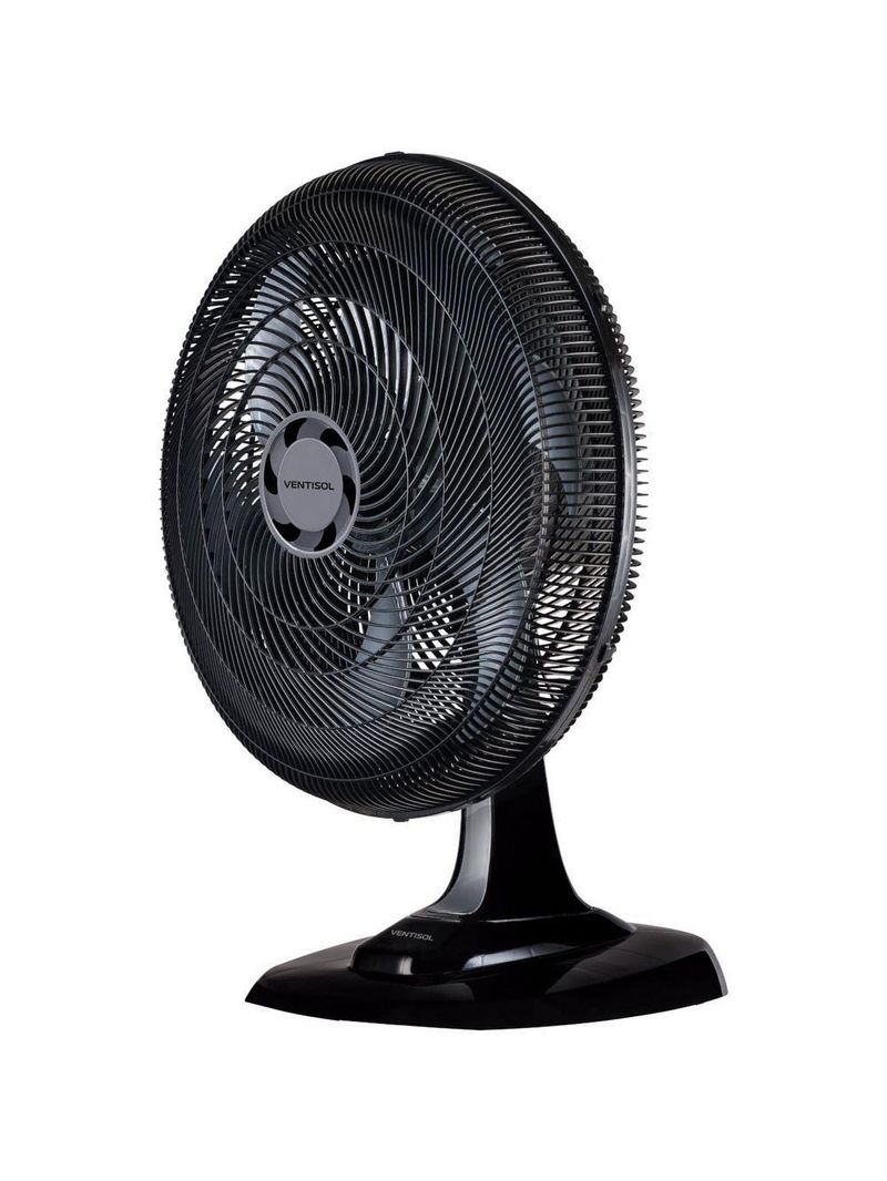 Ventilador Mesa Turbo 650cm 6 Pás 110V Preto