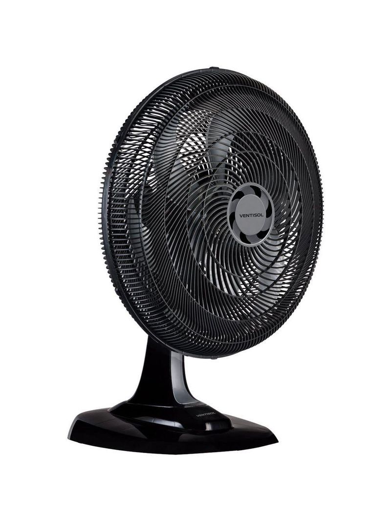 Ventilador Mesa Turbo 650cm 6 Pás 110V Preto