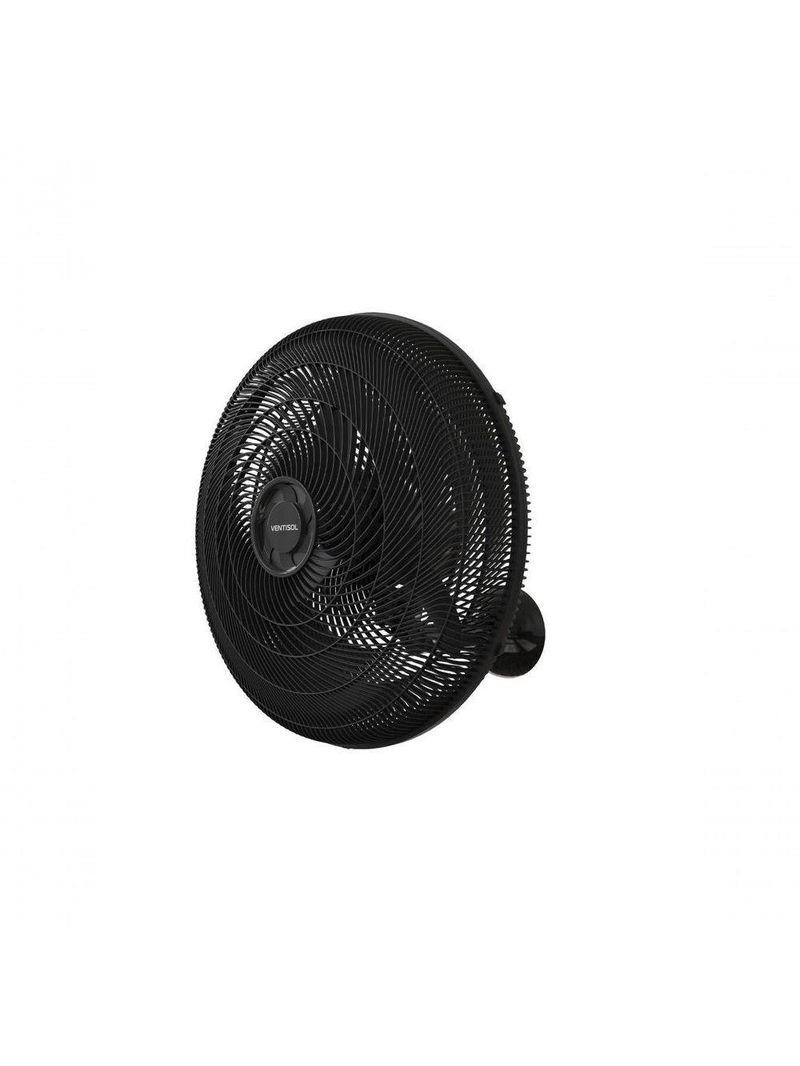 Ventilador Ventisol Parede Oscilante New 50cm Preto 110V