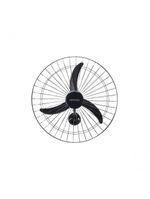 Ventilador De Parede Ventisol Oscilante 60cm Metal Preto 1400rpm Bivolt