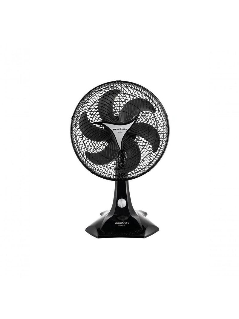 Ventilador Britania Protect 30cm 6 Pas Preto 110V