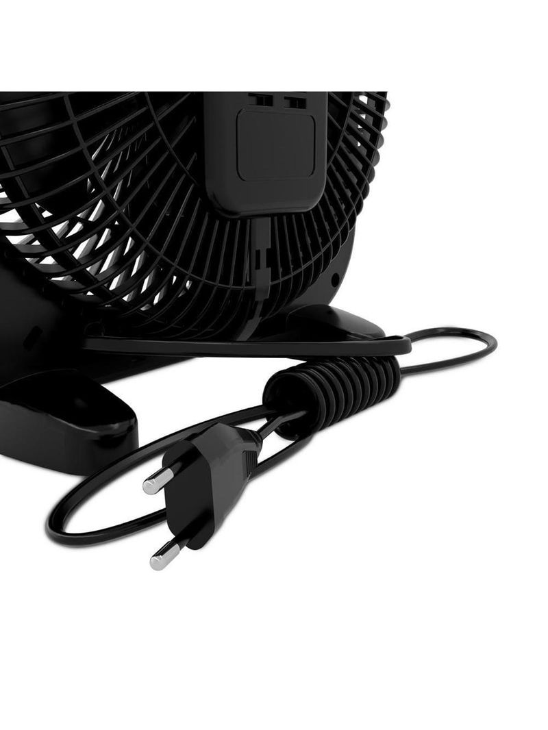 Ventilador circulador de ar britânia bca25a com 3 velocidades e 30w de potência – preto