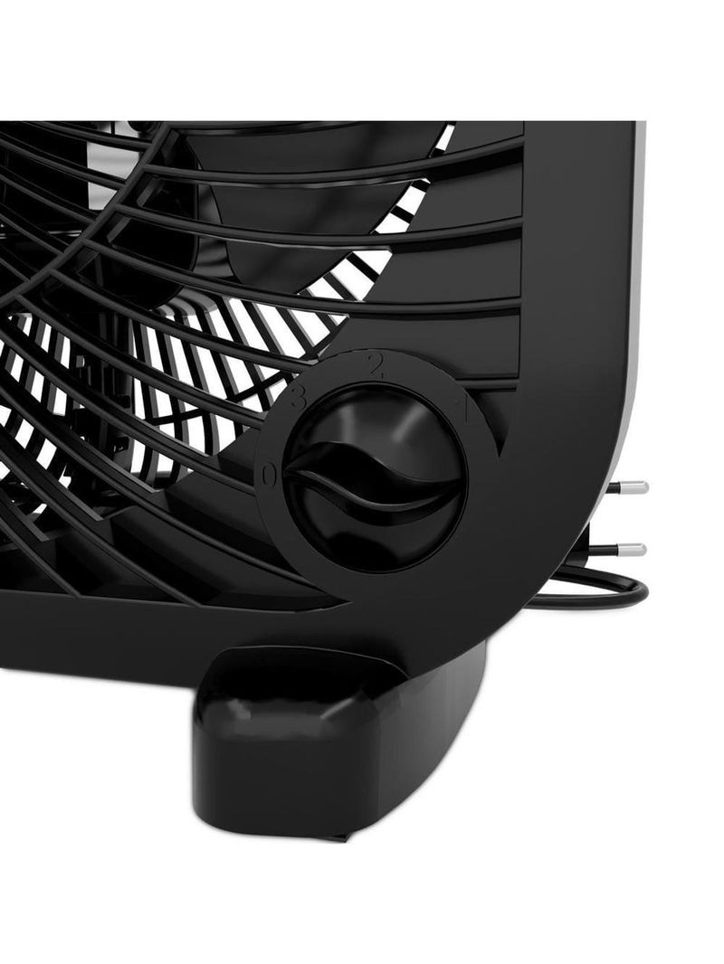 Ventilador circulador de ar britânia bca25a com 3 velocidades e 30w de potência – preto