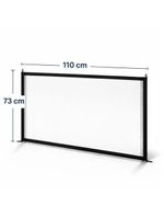Tela Rede Protetora Pet Cães Gatos 110x73cm Removível Porta