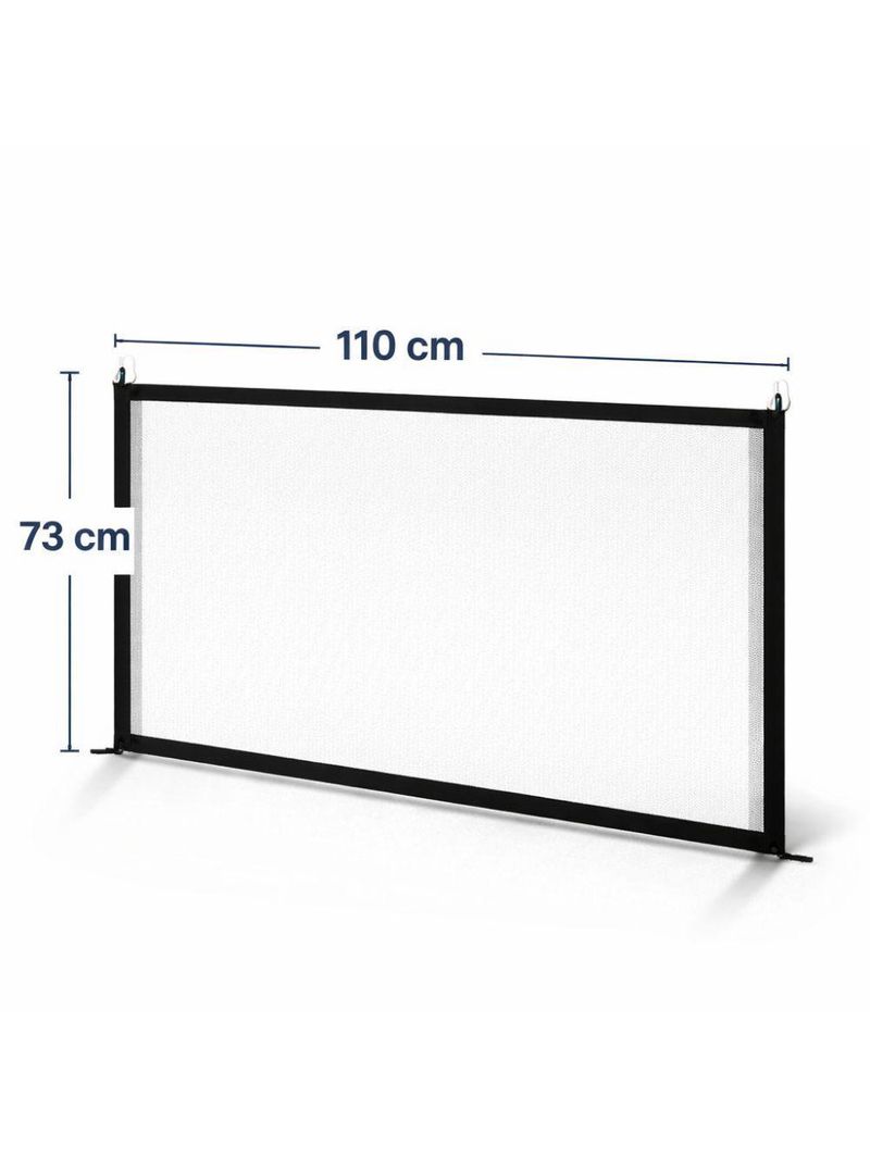 Tela Rede Protetora Pet Cães Gatos 110x73cm Removível Porta