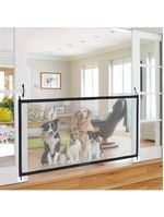 Tela Rede Protetora Pet Cães Gatos 110x73cm Removível Porta