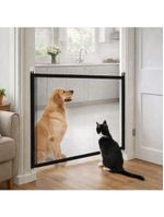 Tela Rede Protetora Pet Cães Gatos 110x73cm Removível Porta