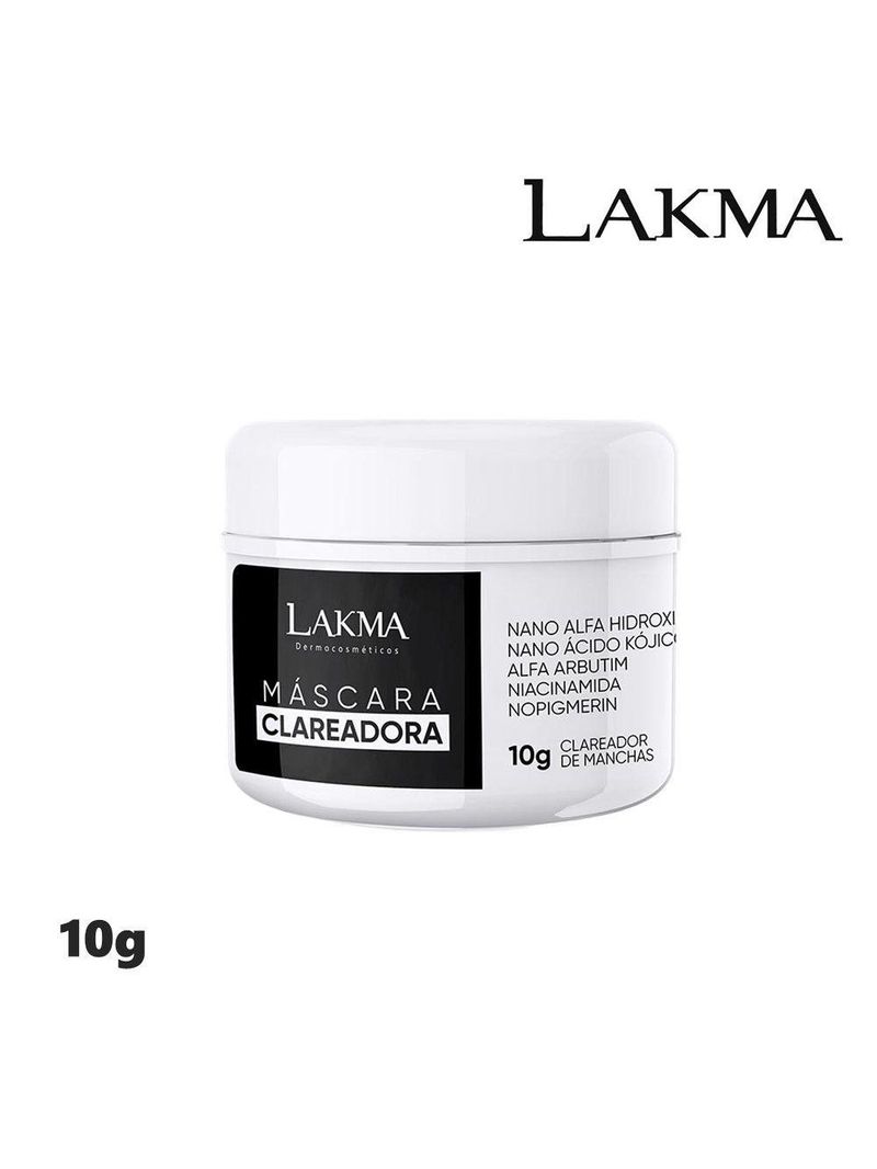 Máscara Clareadora Facial Antidade Esfoliante 10g Lakma