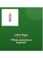 Bateria Alcalina Elgin Lr41 C/ 10 Unid