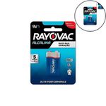 Bateria Alcalina Rayovac 9v C- 1 Unid