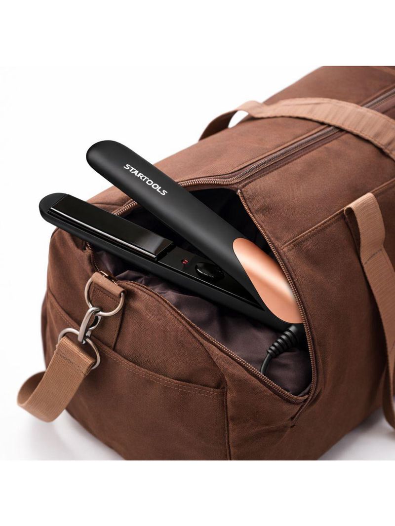 Prancha Modeladora Alisadora Cabelo Rosa 50w Viagem Bivolt