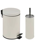 Conjunto ágata Lixeira 3l E Escova Para Vaso Sanitário - Mor