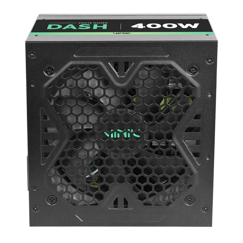 Fonte Gamer Vinik Dash 400w Preto Vfg400wpv3
