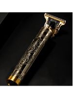 Máquina De Corte Masculina Profissional Usb Com Ajuste Zero E Motor Silencioso