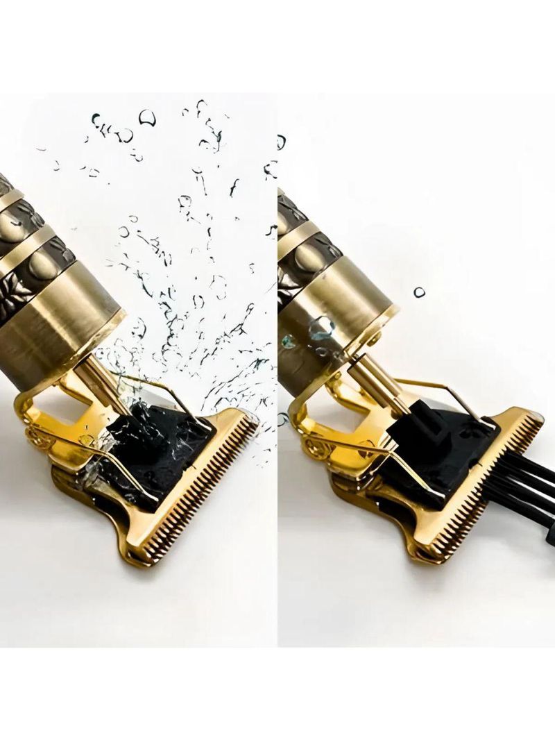 Máquina De Corte Masculina Profissional Usb Com Ajuste Zero E Motor Silencioso