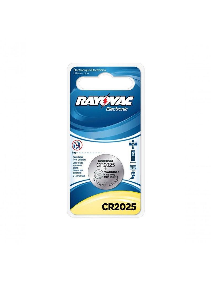 Bateria Lithium Rayovac Cr2025 Botão 3v