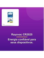 Bateria Lithium Rayovac Cr2025 Botão 3v