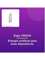 Bateria Lithium Elgin Cr2016 3v C- 5 Unid