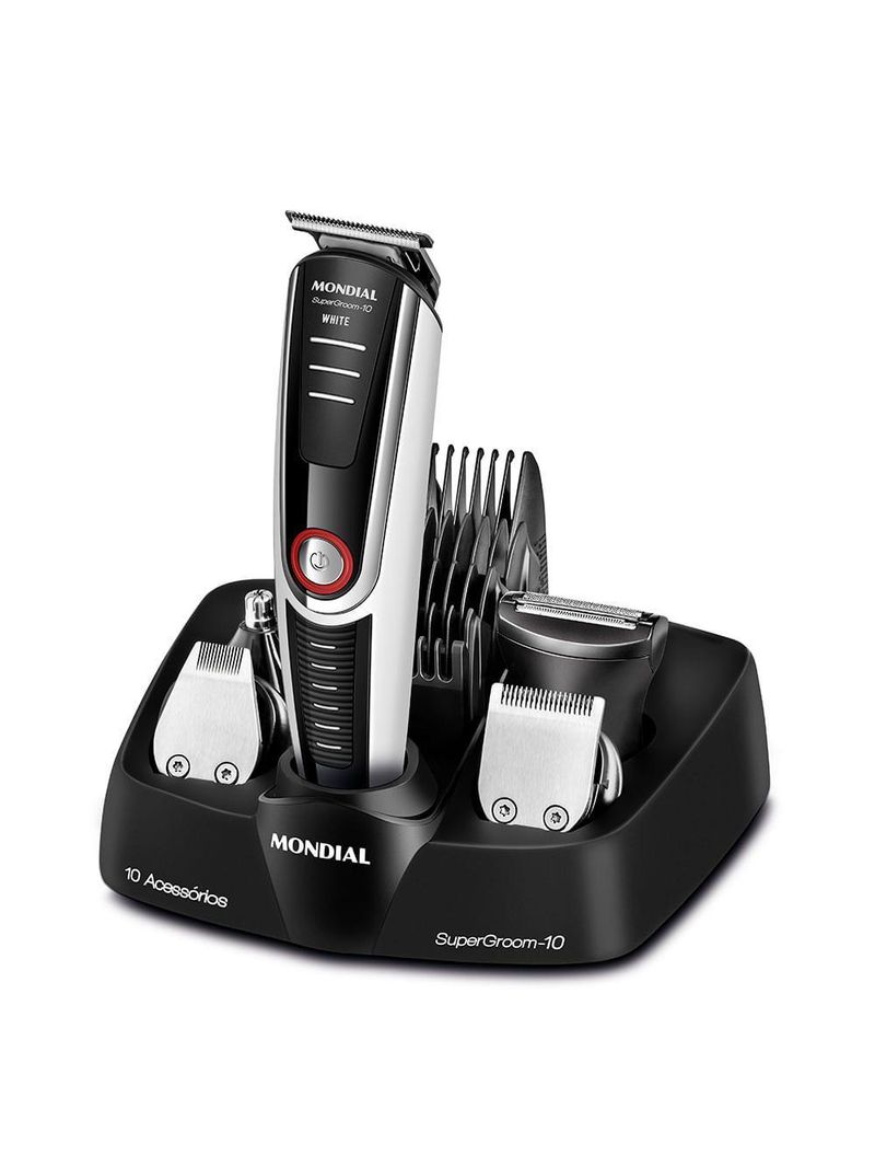 Aparador De Pelos Supergroom Mondial Bg-08 Bivolt