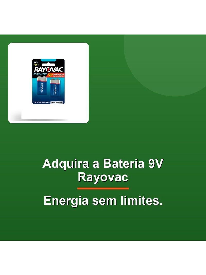 Bateria Alcalina 9v 2