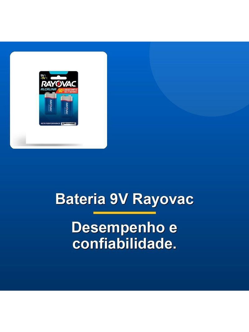Bateria Alcalina 9v 2