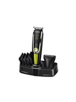 Aparador De Pelos Mondial Super Groom Lâminas Em Aço Inox 6w Bg-04 Preto/verde Bivolt