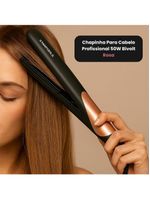 Chapinha Prancha Alisadora Rosa 50w Profissional Nano Bivolt