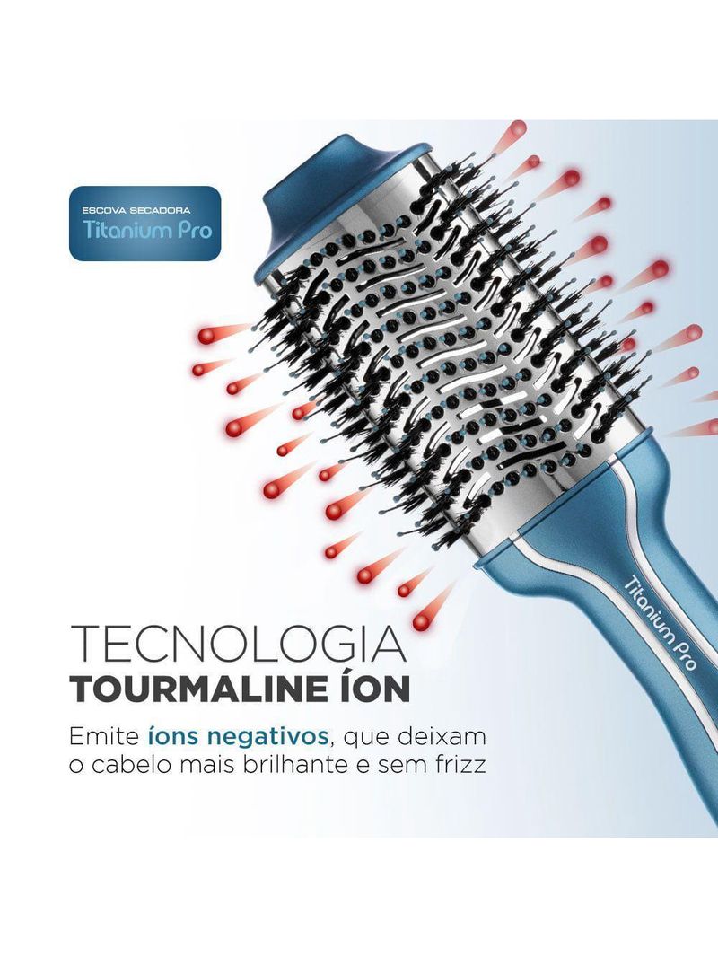 Escova Secadora Mondial Azul Es-28 Bivolt