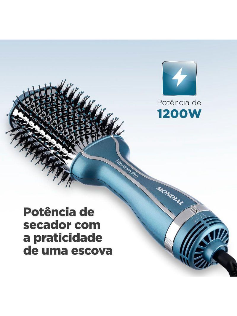 Escova Secadora Mondial Azul Es-28 Bivolt