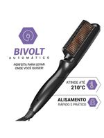 Escova Alisadora Philco Bivolt Revestimento Cerâmica PEA01A Bivolt