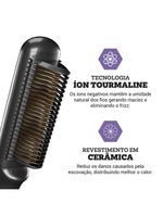 Escova Alisadora Philco Bivolt Revestimento Cerâmica PEA01A Bivolt