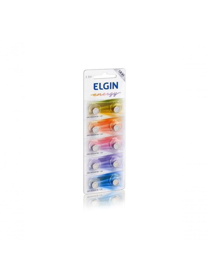 Bateria Alcalina Elgin Lr41 C- 10 Unid