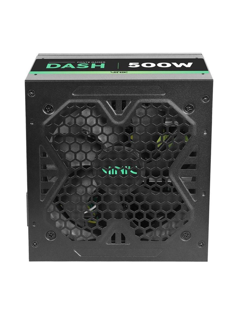 Fonte Gamer Vinik Dash 500w Preto Vfg500wpv3