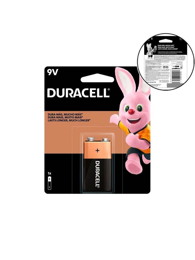 Bateria Alcalina 9v Mn1604 C/ 1 Pilha