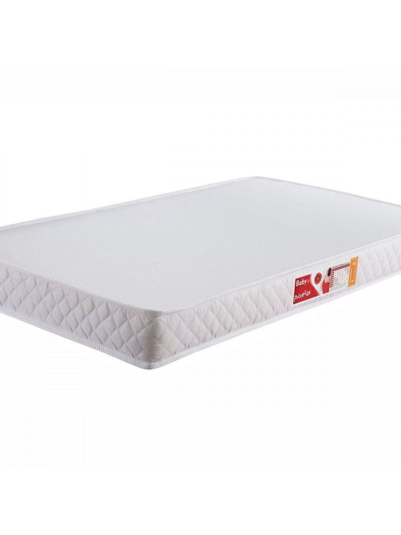 Colchão De Berço Baby D18 70x130x07 Branco Liso Prorelax Branco
