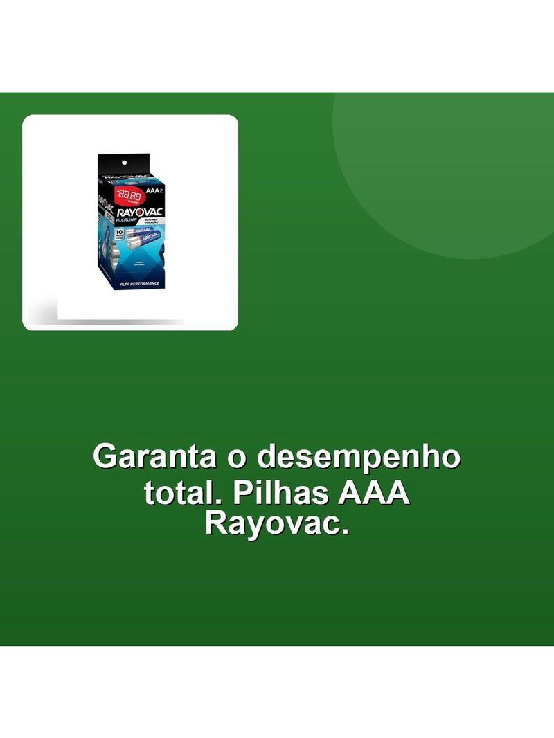 Pilha Alcalina Aaa Tubo C/32