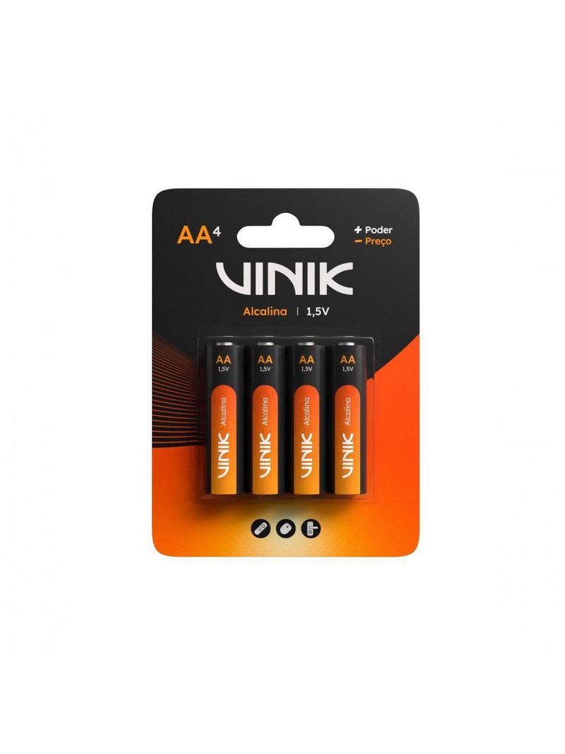 Pilha Alcalina Aa C-4 15v Vp2ab