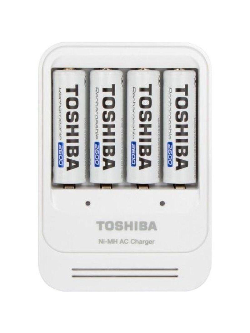 Carregador De Pilhas Toshiba 4x Aa-2600mah