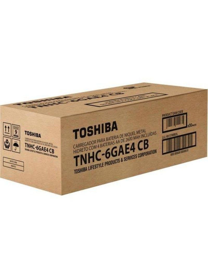 Carregador De Pilhas Toshiba 4x Aa-2600mah