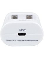 Carregador De Pilha Usb Toshiba 2 Pilhas Aa