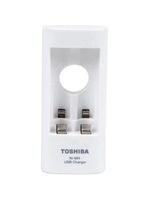 Carregador De Pilha Usb Toshiba 4 Pilhas Aa
